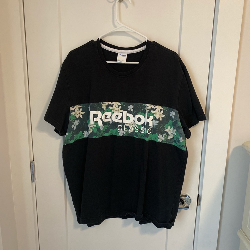 Reebok Classic floral print tee
